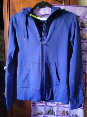 Nike Royal Blue Full-Zip Hoodie